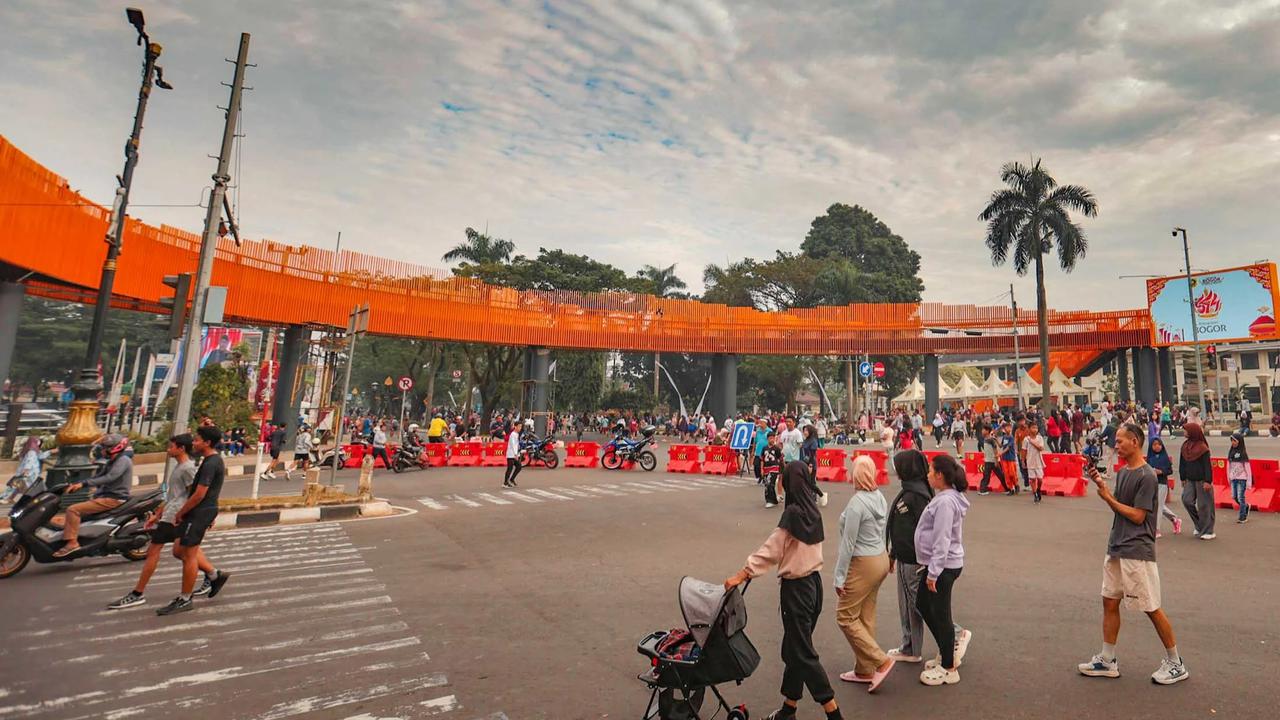 FOTO: JPO Tegar Beriman Jadi Ikon Baru Ruang Publik Cibinong