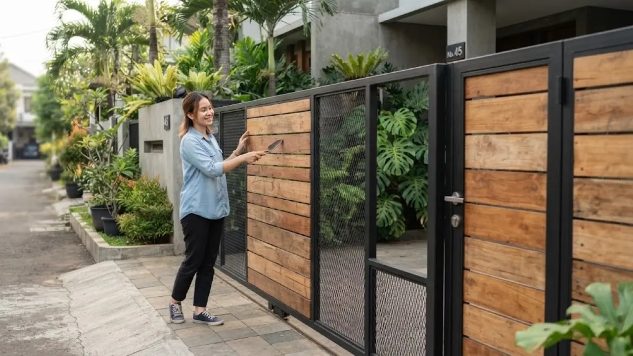 Cara Menyiasati Pagar Rumah Berbiaya Minim agar Tampil Modern