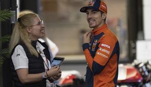 Pembalap Red Bull KTM Tech3, Maverick Vinales (kanan). (Mirco Lazzari gp / GETTY IMAGES NORTH AMERICA / Getty Images via AFP)