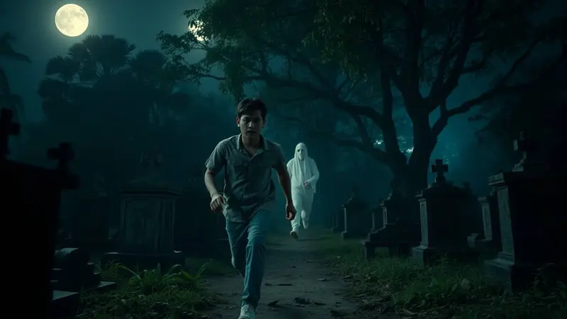 Viral Urban Legend Mayat Berjalan, Pihak YouTuber Lentera Malam Beri  Tanggapan - ShowBiz Liputan6.com