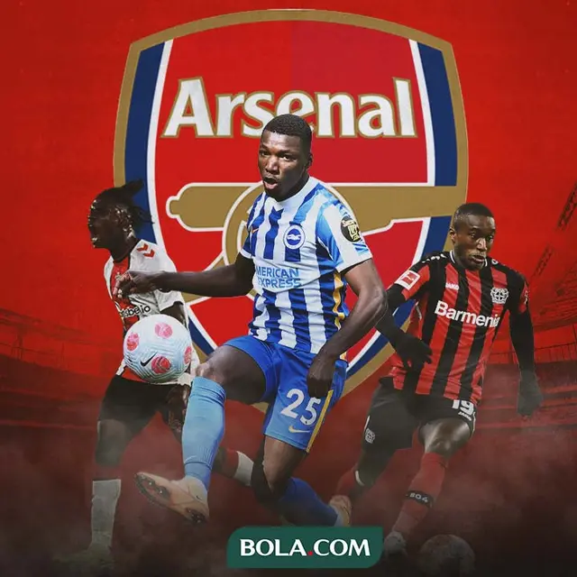 Arsenal - Romeo Lavia, Moises Caicedo, Moussa Diaby
