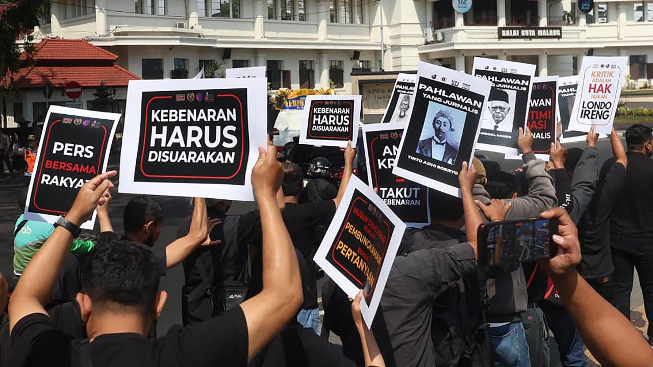 Insan Pers Malang Raya Sampaikan Protes atas Pernyataan Presiden