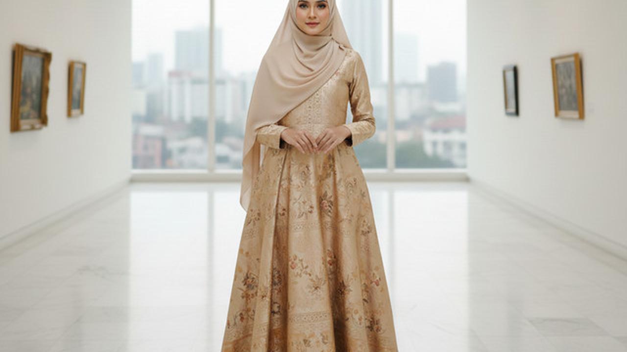 7 Warna Gamis Batik Brokat yang Diprediksi Hits untuk Ramadan 2026: Dusty Lilac hingga Sage