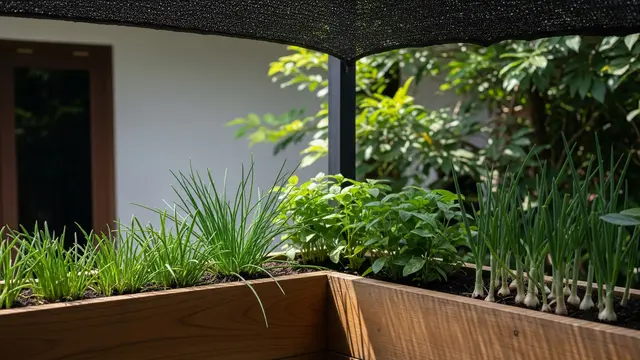 Kebun Sayur Mini dalam Box Kayu