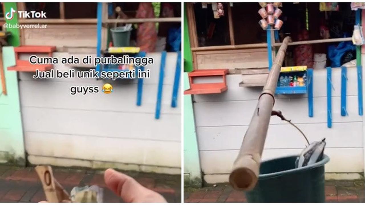 Viral Jual Beli Pakai Ember Ini Kelewat Kreatif, Salah Satu Tradisi Unik