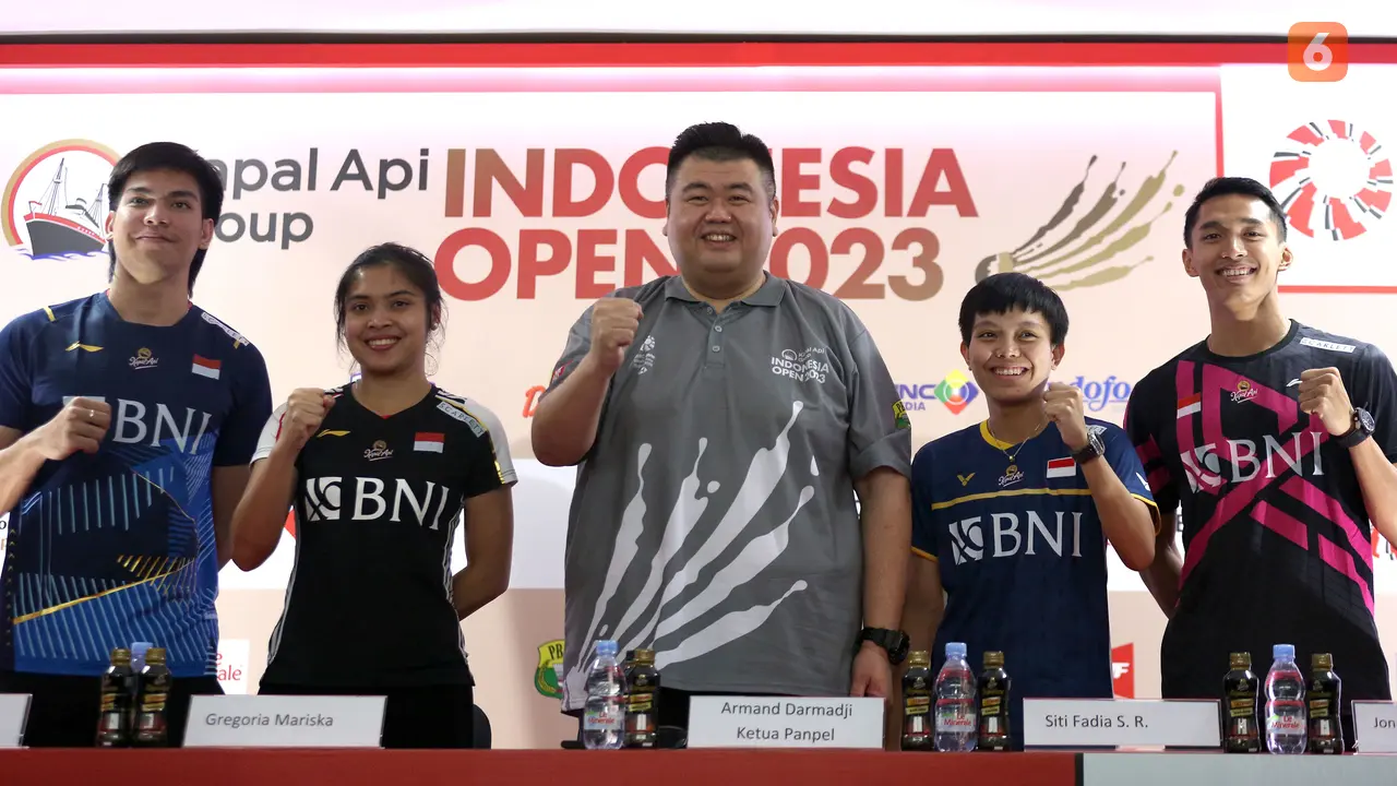 Konferensi pers Indonesia Open 2023