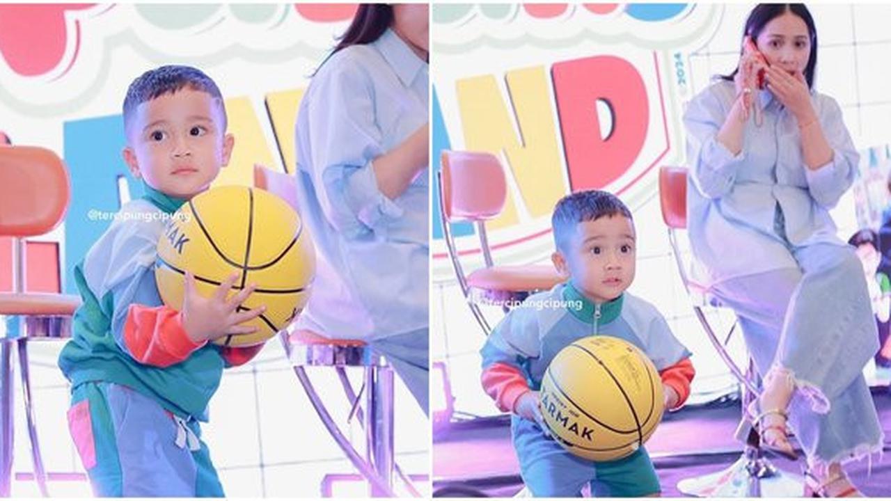 7 Foto Rayyanza saat Main Basket yang Bikin Netizen Terkagum-Kagum
