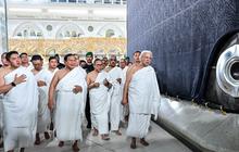 Potret Presiden Prabowo Khusyuk Umrah Malam-Malam, Cium Hajar Aswat hingga Rukun Yamani