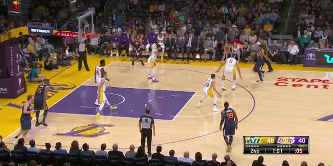 VIDEO : Cuplikan Pertandingan NBA, Jazz 112 vs Lakers 97