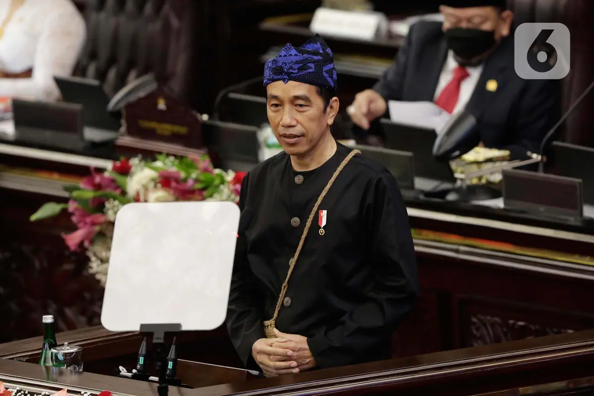 Jokowi Kenakan Baju Adat Baduy di Sidang Tahunan MPR