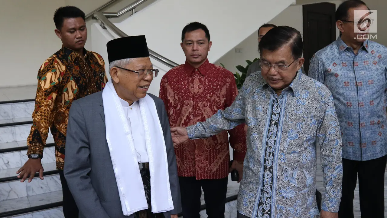 Ma'ruf Amin Temui Jusuf Kalla