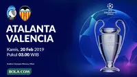 Link Live Streaming Liga Champions: Atalanta Vs Valencia
