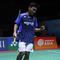 Tunggal putra Indonesia&nbsp;Prahdiska Bagas Shujiwo mengalahkan&nbsp;Wang Yu-Kai dari Chinese Taipei pada perempat final&nbsp;Indonesia International Challenge 2025 di GOR Among Rogo, Yogyakarta, Jumat (14/11). (foto: PBSI)