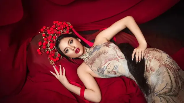 Sambut Imlek 2022, Lyodra Ginting Cantik Bergaya ala Perempuan Chinese