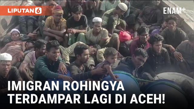 Setelah 20 Hari di Laut, Kapal Imigran Rohingnya Kembali Terdampar di Aceh