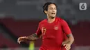 Pemain timnas Indonesia, Irfan Bachdim saat laga Penyisihan Grup G Kualifikasi Piala Dunia 2022 zona Asia di Stadion Utama Gelora Bung Karno, Jakarta, Selasa (10/9/2019). Kala itu, Indonesia kalah 0-3. (Liputan6.com/Helmi Fithriansyah)