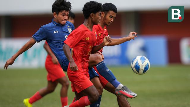 Thailand Vs Myanmar - Piala AFF U-16 2022