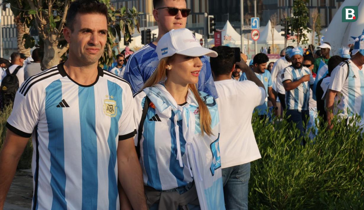 Kekecewaan tersebut lantaran Messi cs dikalahkan 1-2 oleh Arab Saudi. (Bola.com/Ade Yusuf Satria)