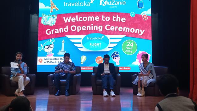 Opening Ceremony Establishment ‘Traveloka Flight Academy‘di KidZania