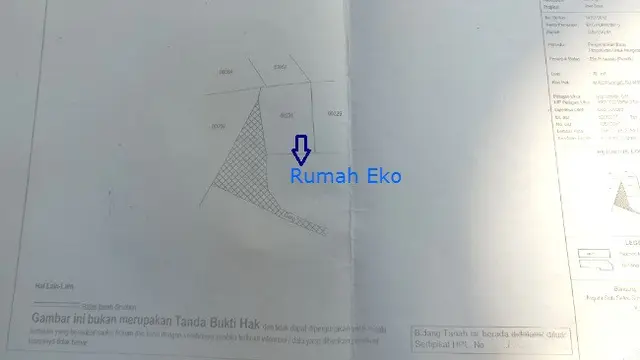 Denah rumah Eko di Ujungberung