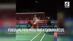 Dikenal sebagai ganda putra yang atraktif, Kevin/Marcus membuat lawan tercengang lewat pukulan tipuannya.