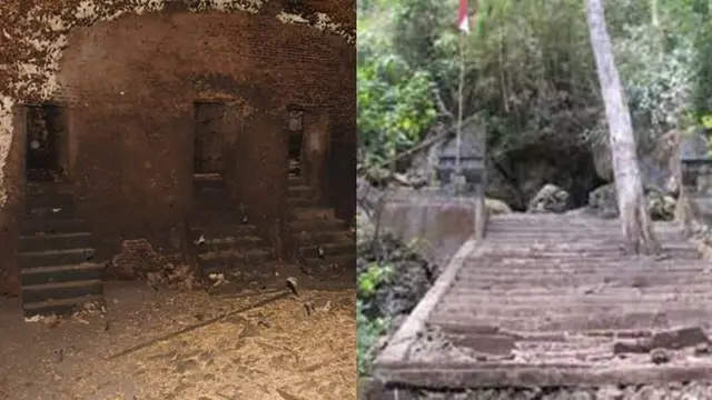 Goa Istana, sebagai tempat semedi Bung Karno bertemu Nyi Roro Kidul