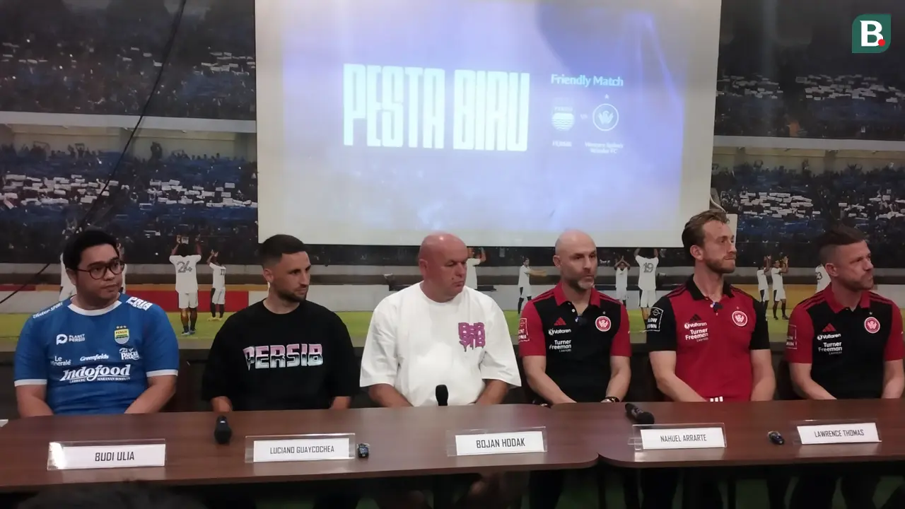 Konferensi Pers Persib Vs Western Sydney Wanderers FC