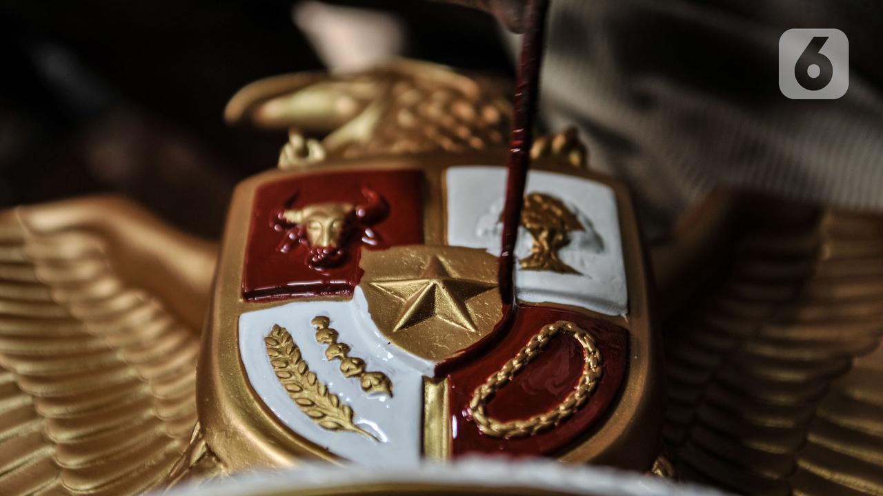 Geliat Perajin Patung Garuda Pancasila Bertahan di Tengah Pandemi