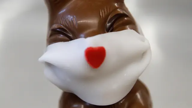 Cokelat Paskah Berbentuk Kelinci di Swiss