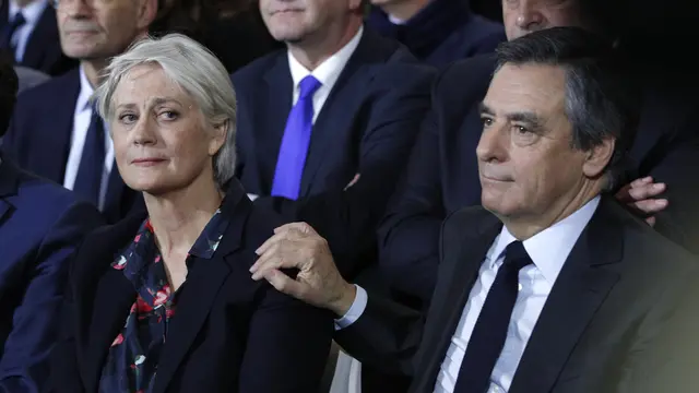 Francois Fillon dan istrinya Penelope