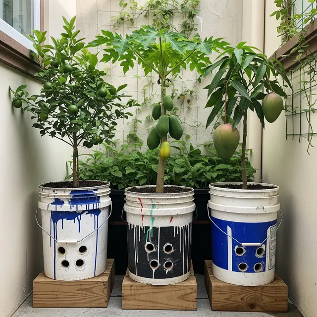 Desain Kebun Buah Mini di Sudut Rumah