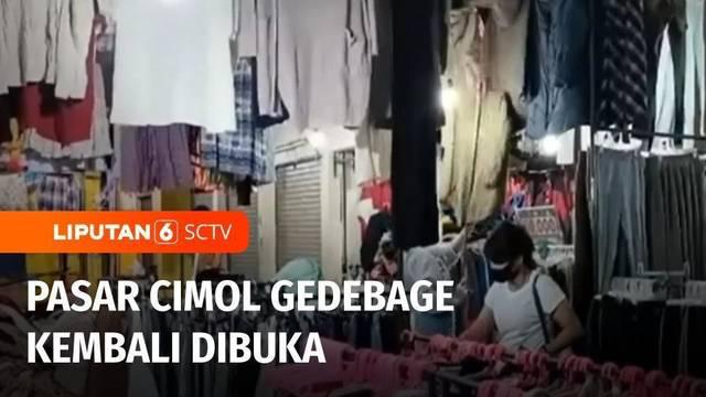 Setelah sempat tutup, sentra pakaian bekas impor atau thrifting di Pasar Cimol, Gedebage, Bandung, Jawa Barat, kini kembali dibuka. Namun para pedagang hanya menjual stok yang tersisa, karena tidak ada lagi pasokan pakaian bekas impor.