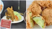 Potret Makanan Berbalut Tepung Krispi Ini Nyeleneh. (Sumber: Instagram/onecak)