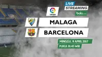 Saksikan Live Streaming Malaga Vs Barcelona di Bola.com