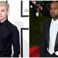 Justin Bieber dan Kanye West (Bintang Pictures)