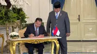Penuh Kemeriahan, Prabowo Sambut Kehadiran Presiden Senat Kamboja