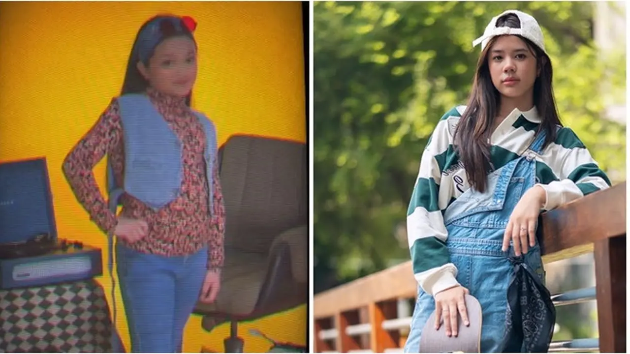 6 Beda Gaya Arsy Hermansyah Vs Safeea Ahmad di Pemotretan Kelas, Tampil Retro