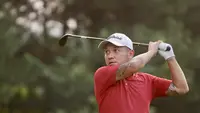 Seorang pegolf yang memeriahkan turnamen Merah Putih Cup II yang digelar di Sentul Highland Golf Club, Kamis (18/8/2022). (ist)