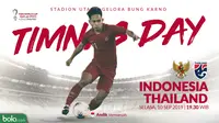 Kualifikasi Piala Dunia 2022 - Indonesia Vs Thailand - Timnas Day (Bola.com/Adreanus Titus)