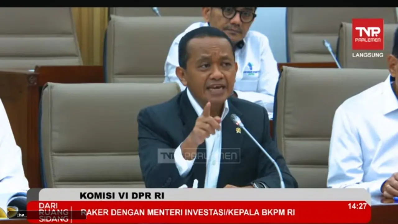 Menteri Investasi/Kepala BKPM Bahlil Lahadalia