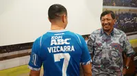 Esteban Vizcarra mengenakan nomor punggung 7. (Huyogo Simbolon)