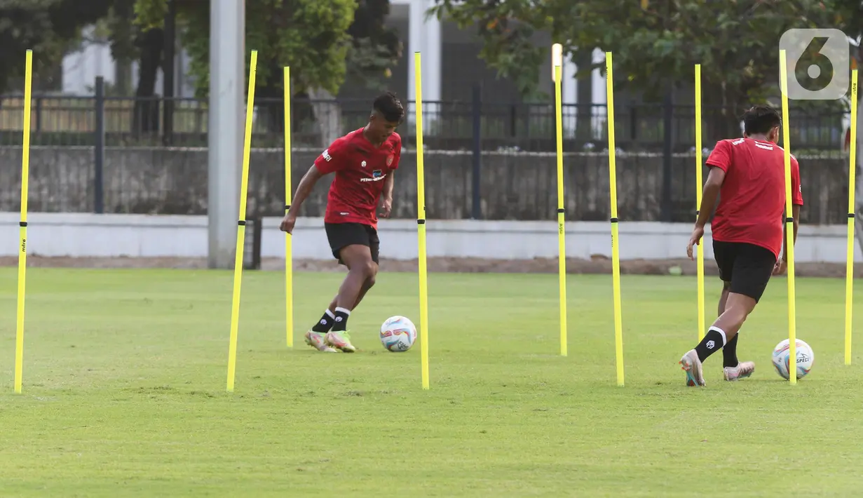 Skuad Garuda Muda di Piala AFF 2023 menghuni Grup B bersama Malaysia dan Timor Leste. (Liputan6.com/Herman Zakharia)