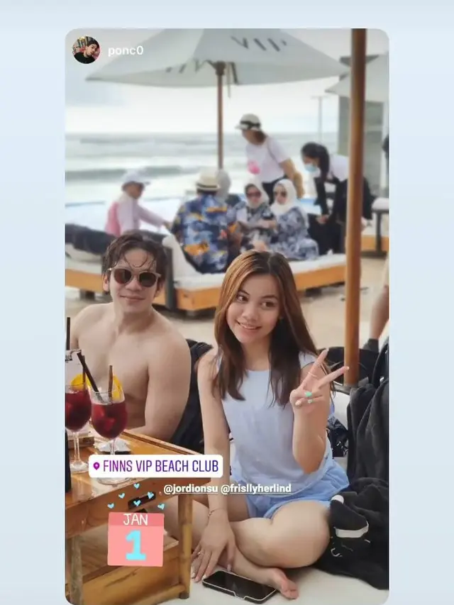 Jordi Onsu dan Frislly Herlind dikabarkan dekat sejak lama.
