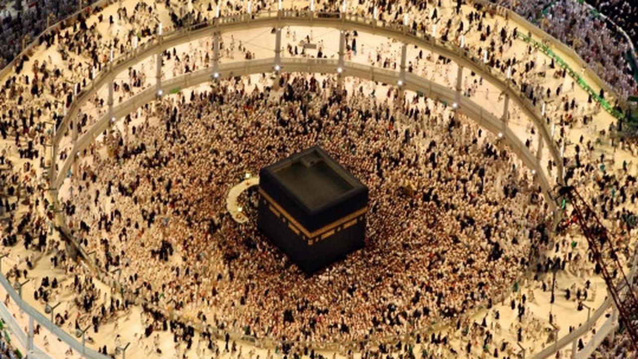 Keindahan malam takbir di Masjidil Haram