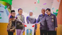 Gubernur Jawa Timur, Khofifah Indar Parawansa resmikan lomba kompetensi Siswa (LKS) di Kabupaten Jember (Istimewa)