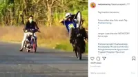 Pembalap Drag Liar Ini Kena Batunya (Instagram @netizenracing)