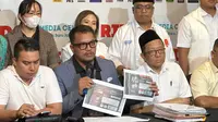 Koordinator Tim Pemenangan Ridwan Kamil-Suswono (RIDO) Ramdan Alamsyah menyatakan, pihaknya akan segera melaporkan dugaan kecurangan Pilkada Jakarta 2024 ke MK. (Liputan6.com/Nanda Perdana Putra)