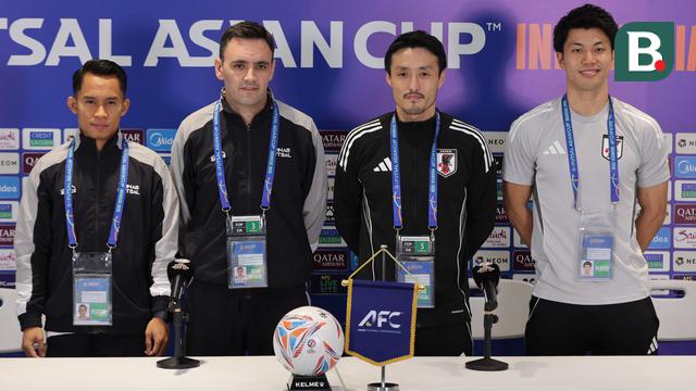 Foto: Laga Timnas Futsal Indonesia Vs Jepang di Semifinal Piala Asia 2026 Jadi Momen Respek Sekaligus Pembuktian Bagi Para Pelatih
