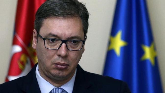 Presiden Serbia Aleksandar Vucic (AP)
