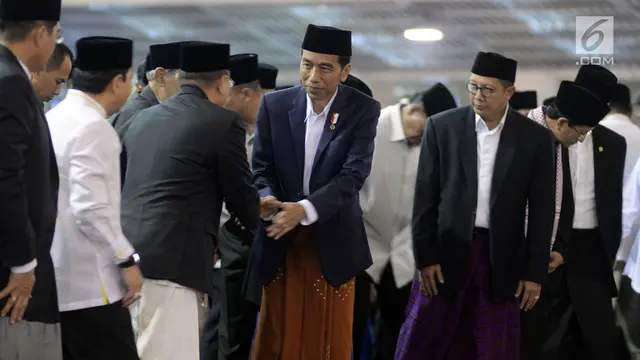 Presiden Jokowi Salat Ied di Istiqlal